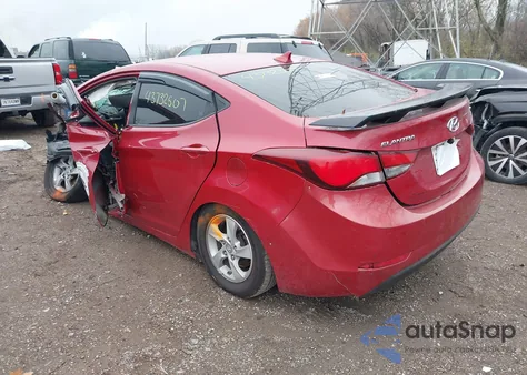 2014 Hyundai Elantra Se z USA, uszkodzony, nr VIN KMHDH4AE4EU110816